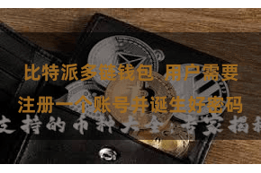 比特派多链钱包 用户需要注册一个账号并诞生好密码