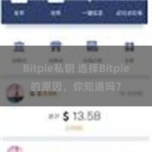 Bitpie私钥 选择Bitpie的原因，你知道吗？