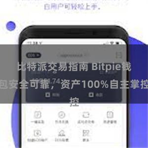 比特派交易指南 Bitpie钱包安全可靠，资产100%自主掌控