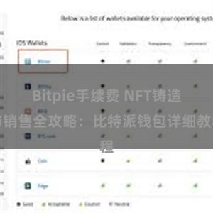 Bitpie手续费 NFT铸造与销售全攻略：比特派钱包详细教程