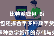 比特派钱包  Bitpie钱包还撑合手多种数字货币的存储与处置
